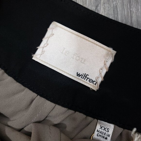 Wilfred Le Fou Couvin Dress Modern Taupe Black XXS - Picture 7 of 12